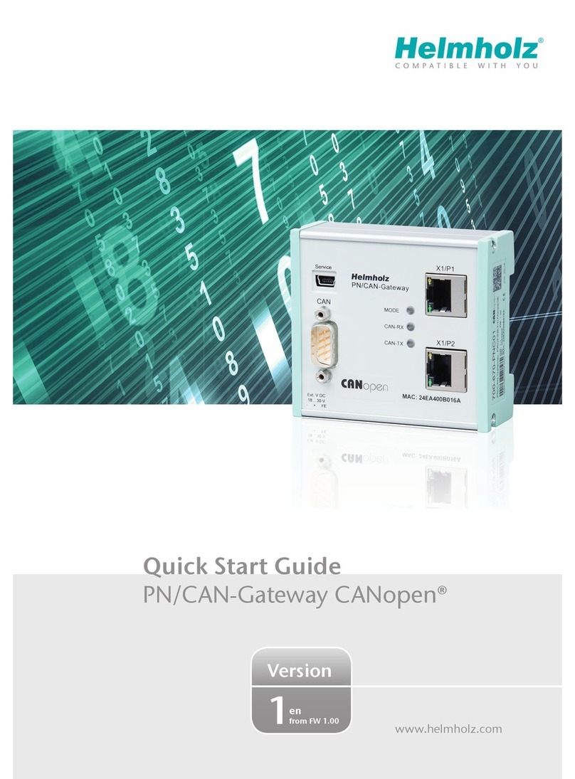 Helmholz CANopen Manuel utilisateur