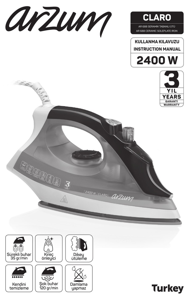 Arzum CLARO Manuel utilisateur