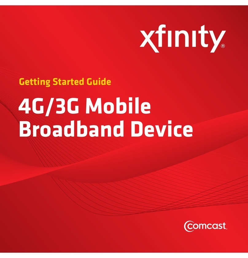 Franklin Wireless xfinity U600 Manuel utilisateur Franklin Wireless xfinity U600 Manuel utilisateur