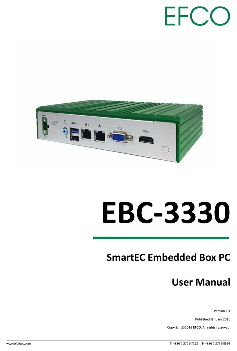 Efco EBC-3330 Manuel utilisateur