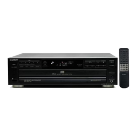 Sony CDP-C313M Manuel utilisateur
