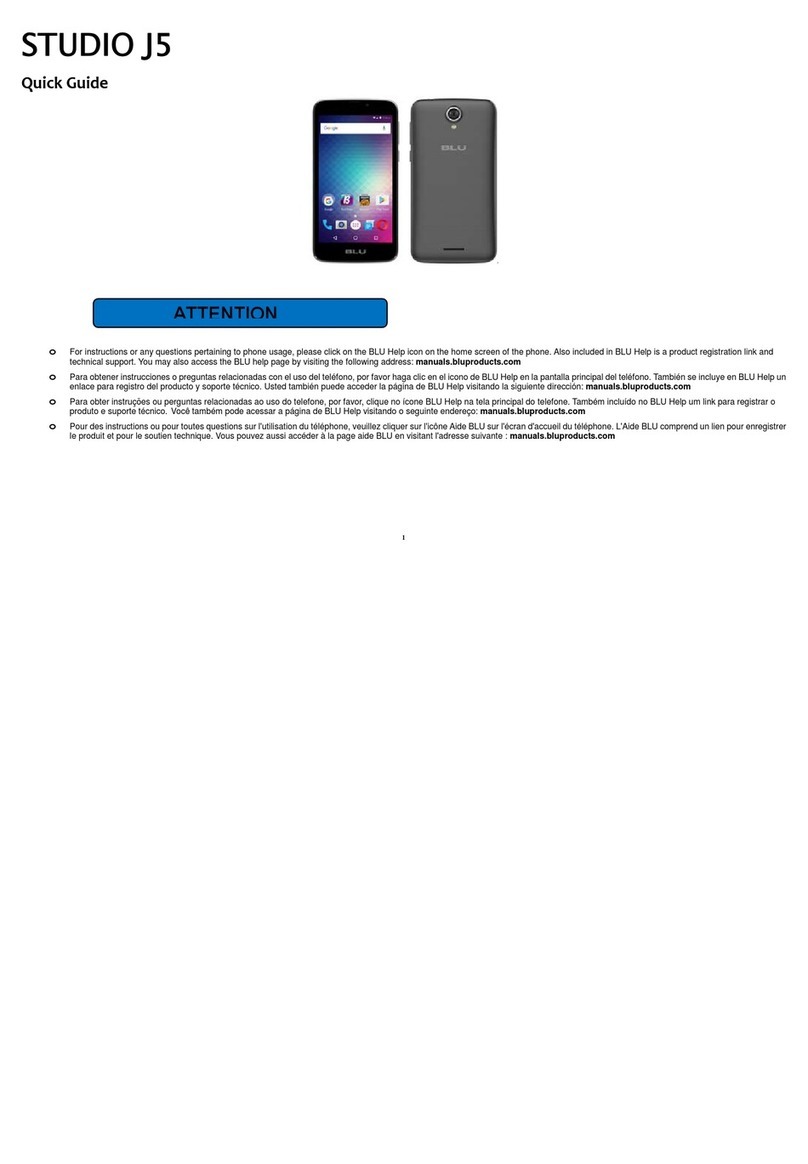 Blu STUDIO J5 Manuel utilisateur Blu STUDIO J5 Manuel utilisateur