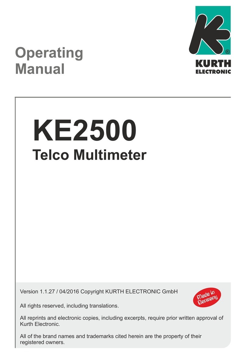 Telco KE2500 Manuel utilisateur