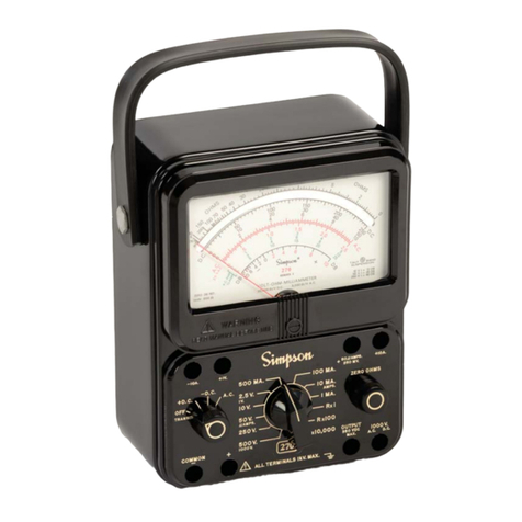 Simpson 270-5 Manuel utilisateur