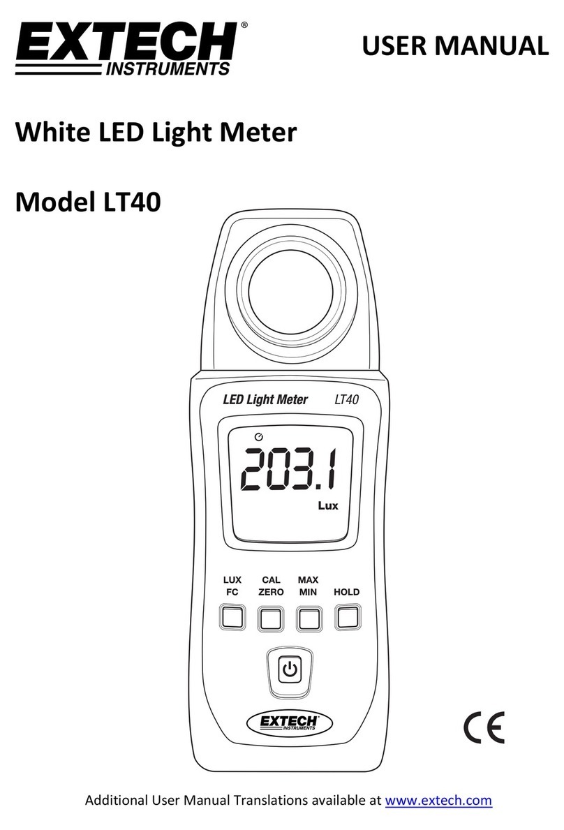 Extech Instruments LT40 Manuel utilisateur Extech Instruments LT40 Manuel utilisateur