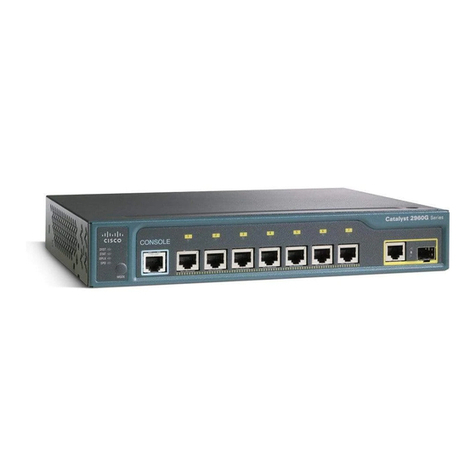 Cisco 2960 8TC - Catalyst Switch Manuel utilisateur Cisco 2960 8TC - Catalyst Switch Manuel utilisateur