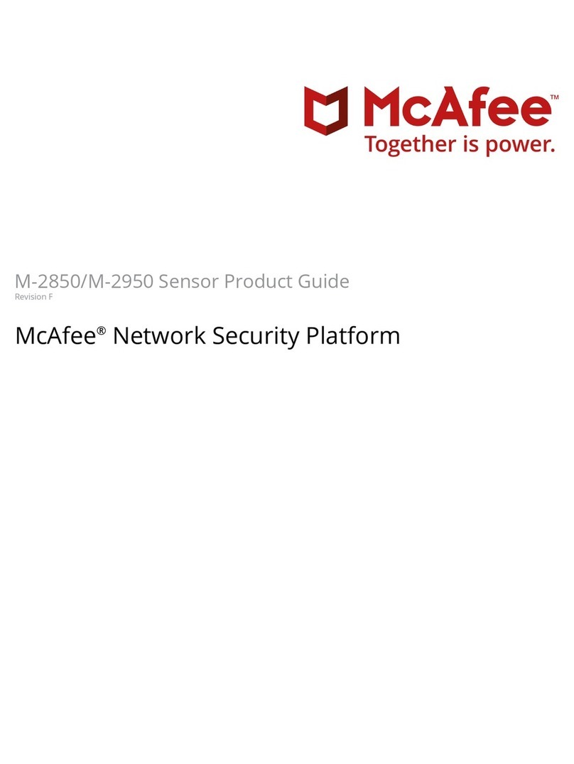 McAfee M-2850 Manuel utilisateur