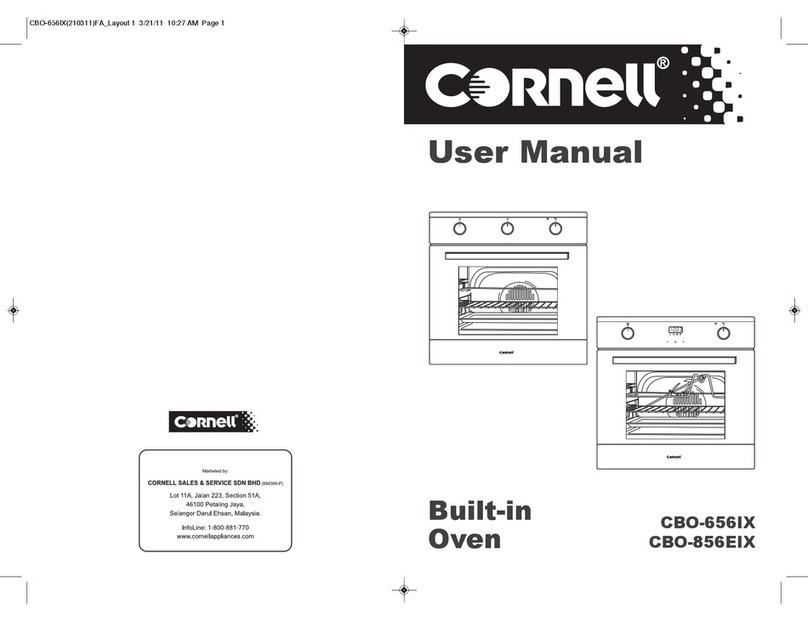Cornell CBO-856EIX Manuel utilisateur