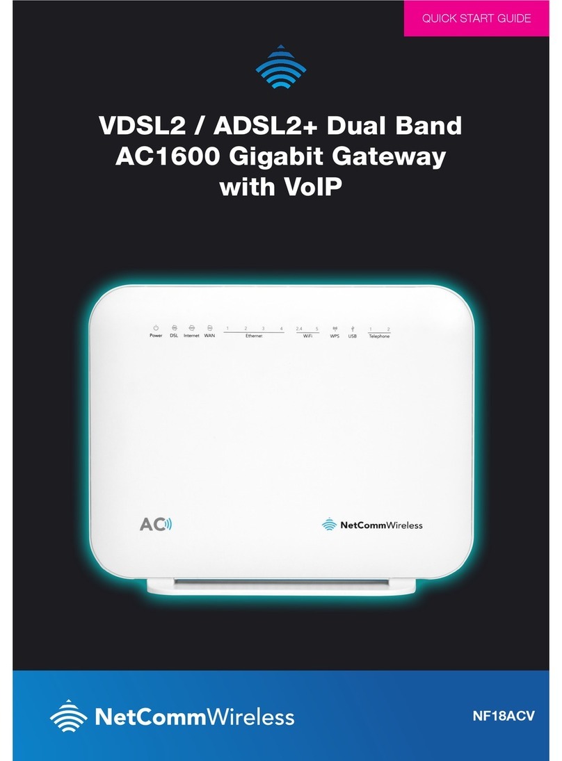 NetComm Wireless NF18ACV Manuel utilisateur