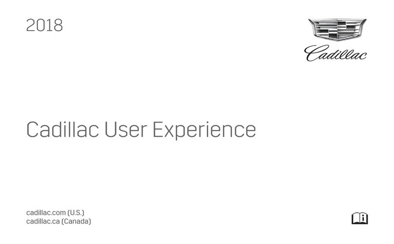 Cadillac User Experience2018 Manuel utilisateur