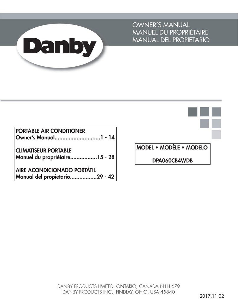 Danby DPA060CB4WDB Manuel utilisateur