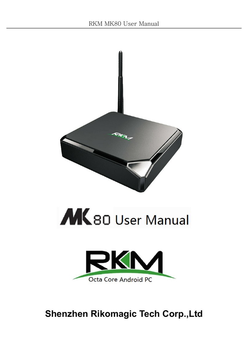 RKM MK80 Manuel utilisateur