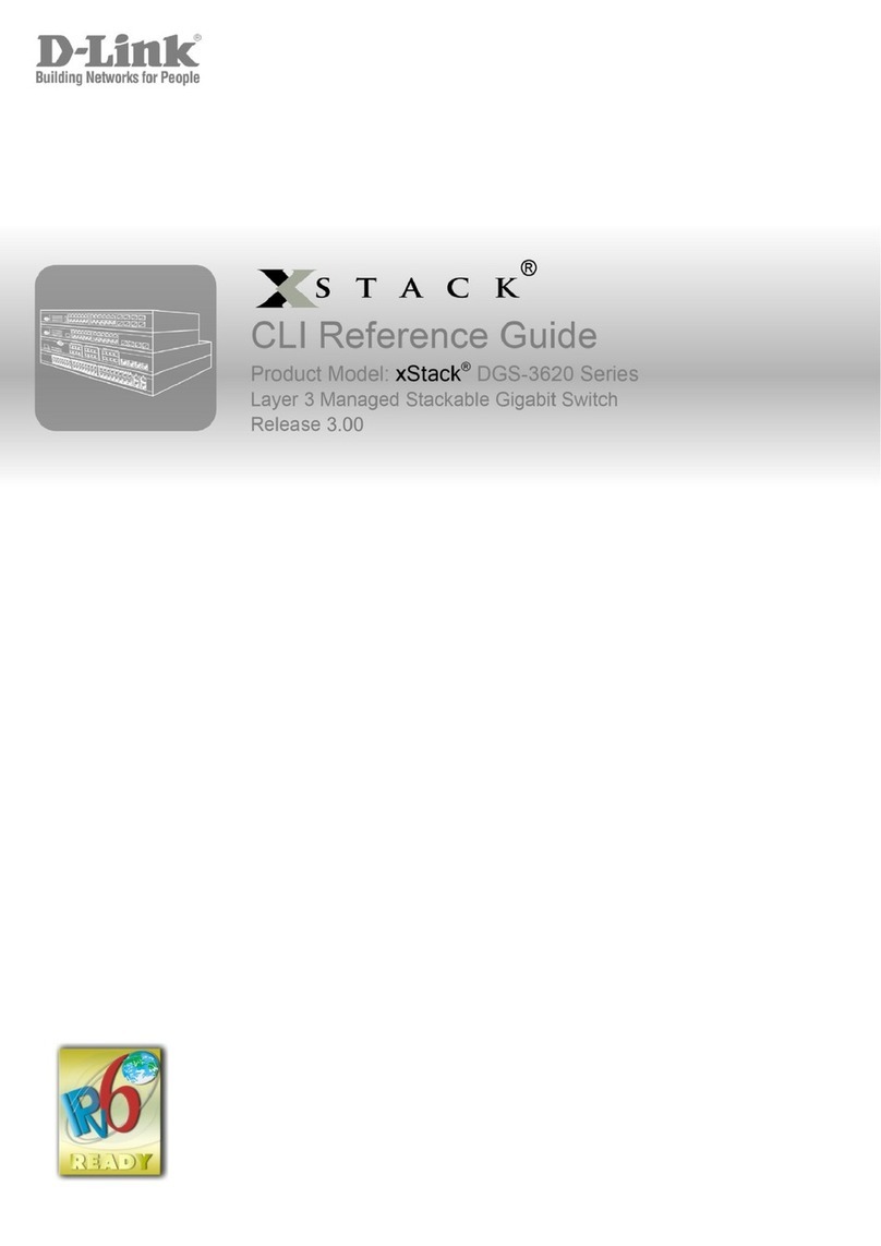 D-Link xStack DGS-3620 Series Manuel utilisateur