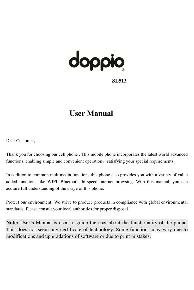 doppio SL513 Manuel utilisateur