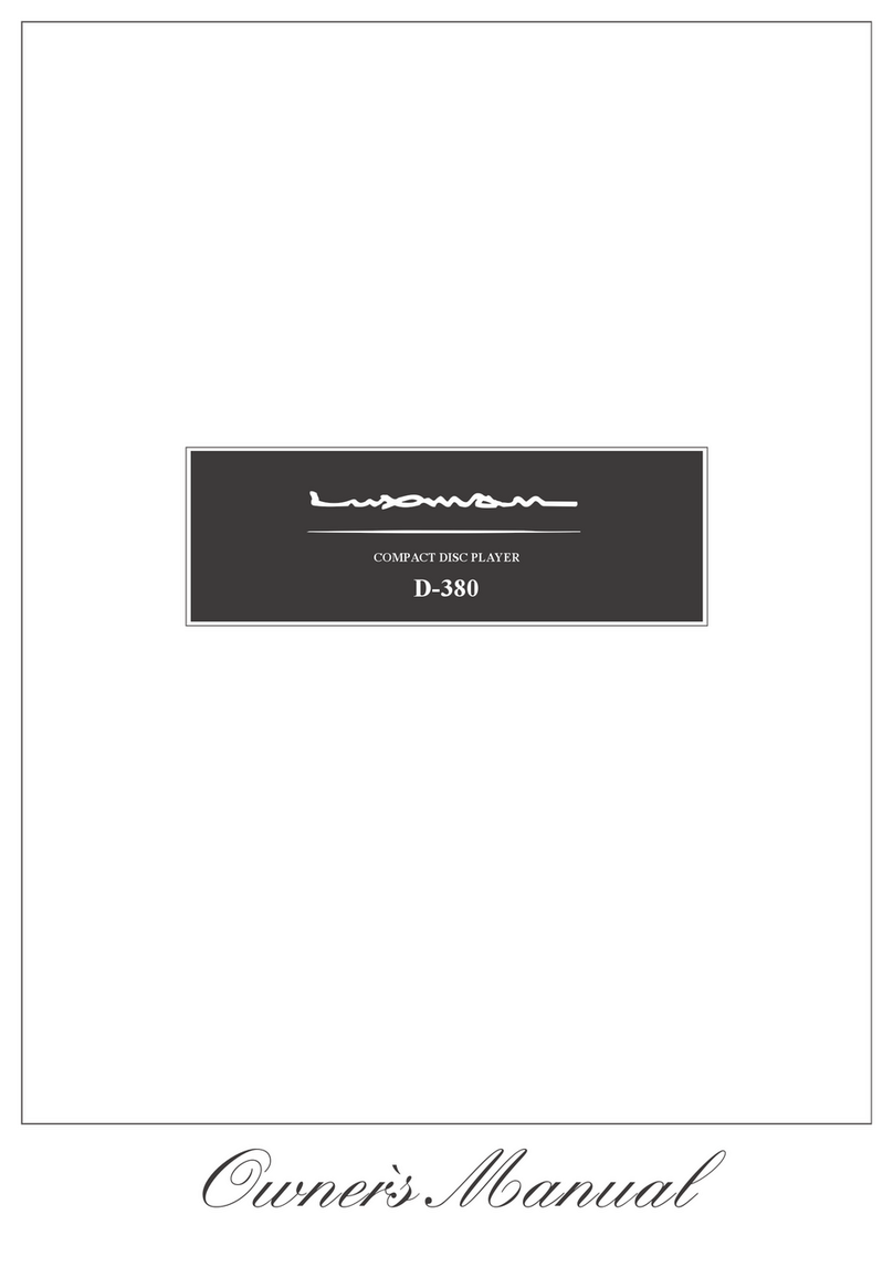 Luxman D-380 Manuel utilisateur