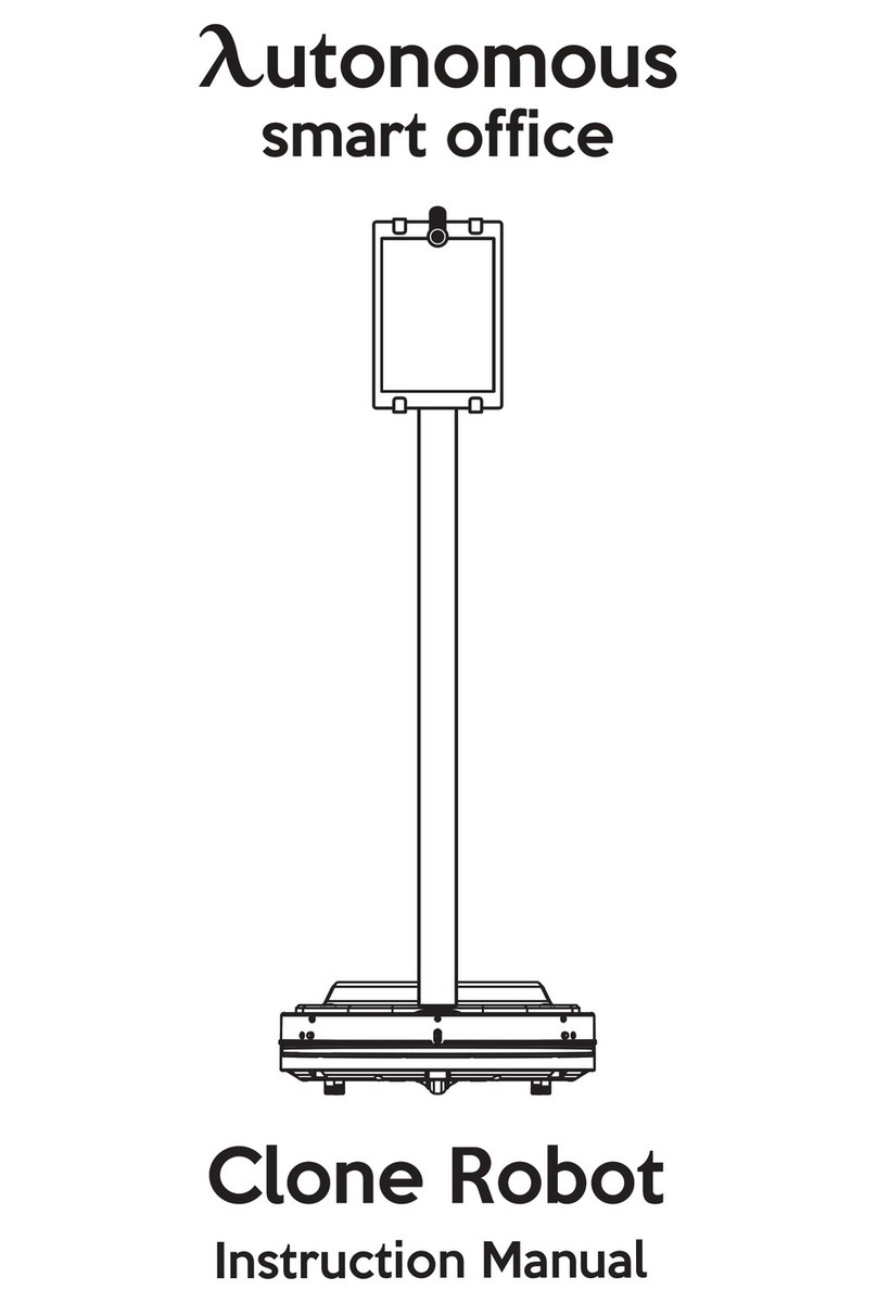 Autonomous Clone Robot Manuel utilisateur Autonomous Clone Robot Manuel utilisateur