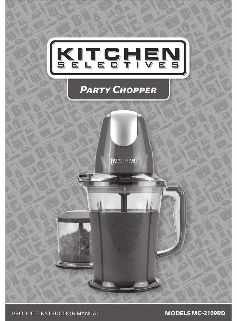 kitchen Selectives MC-2109RD Manuel utilisateur