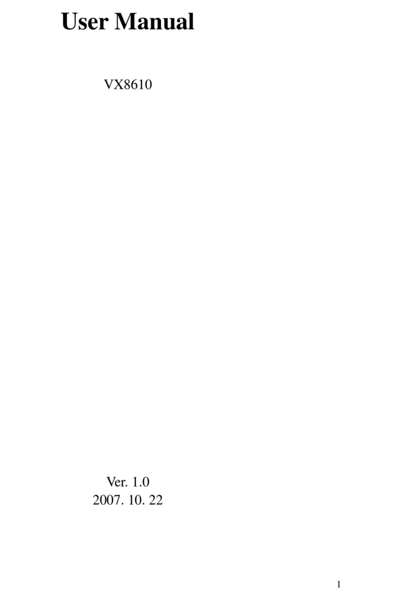 LG VX8610 Manuel d'installation et d'exploitation