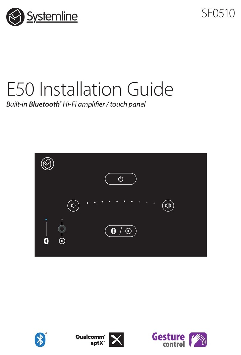 Systemline E50 Manuel utilisateur