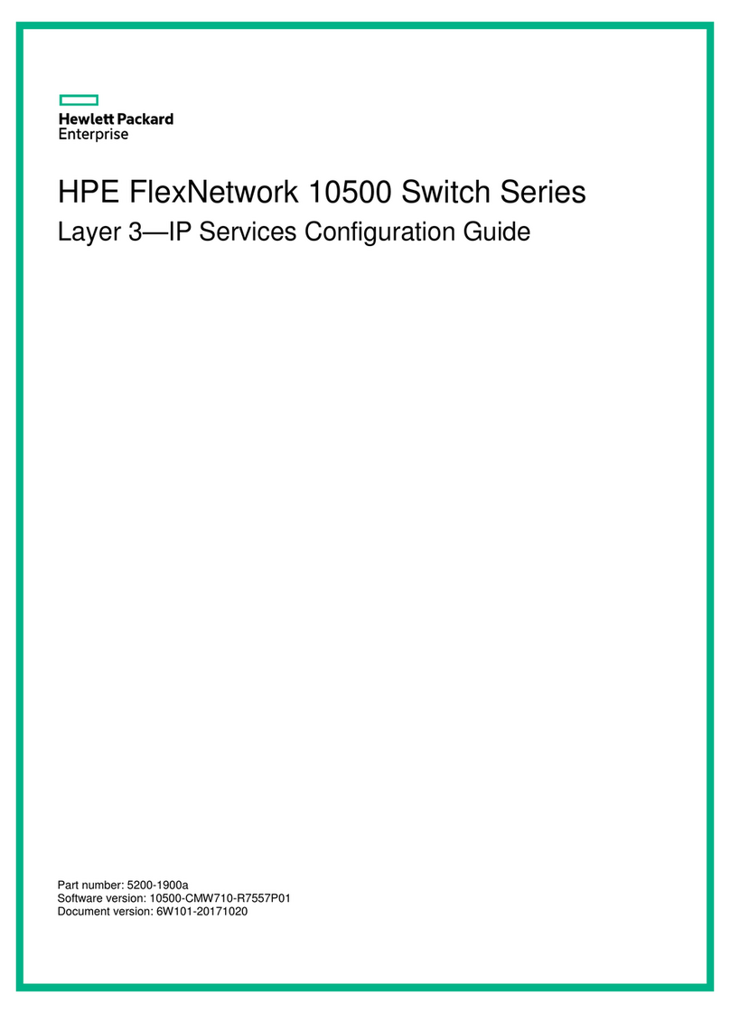 HPE FlexNetwork 10500 SERIES Manuel utilisateur