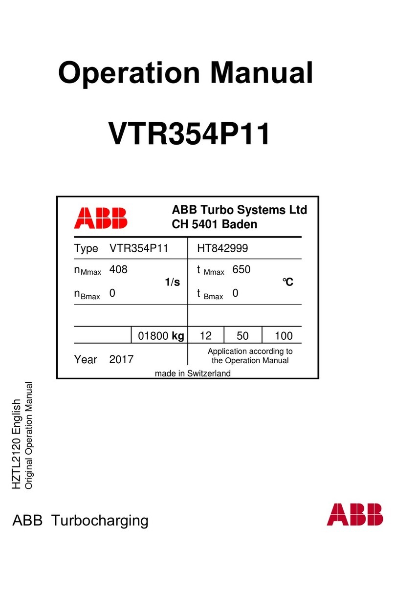ABB VTR354P11 Manuel utilisateur