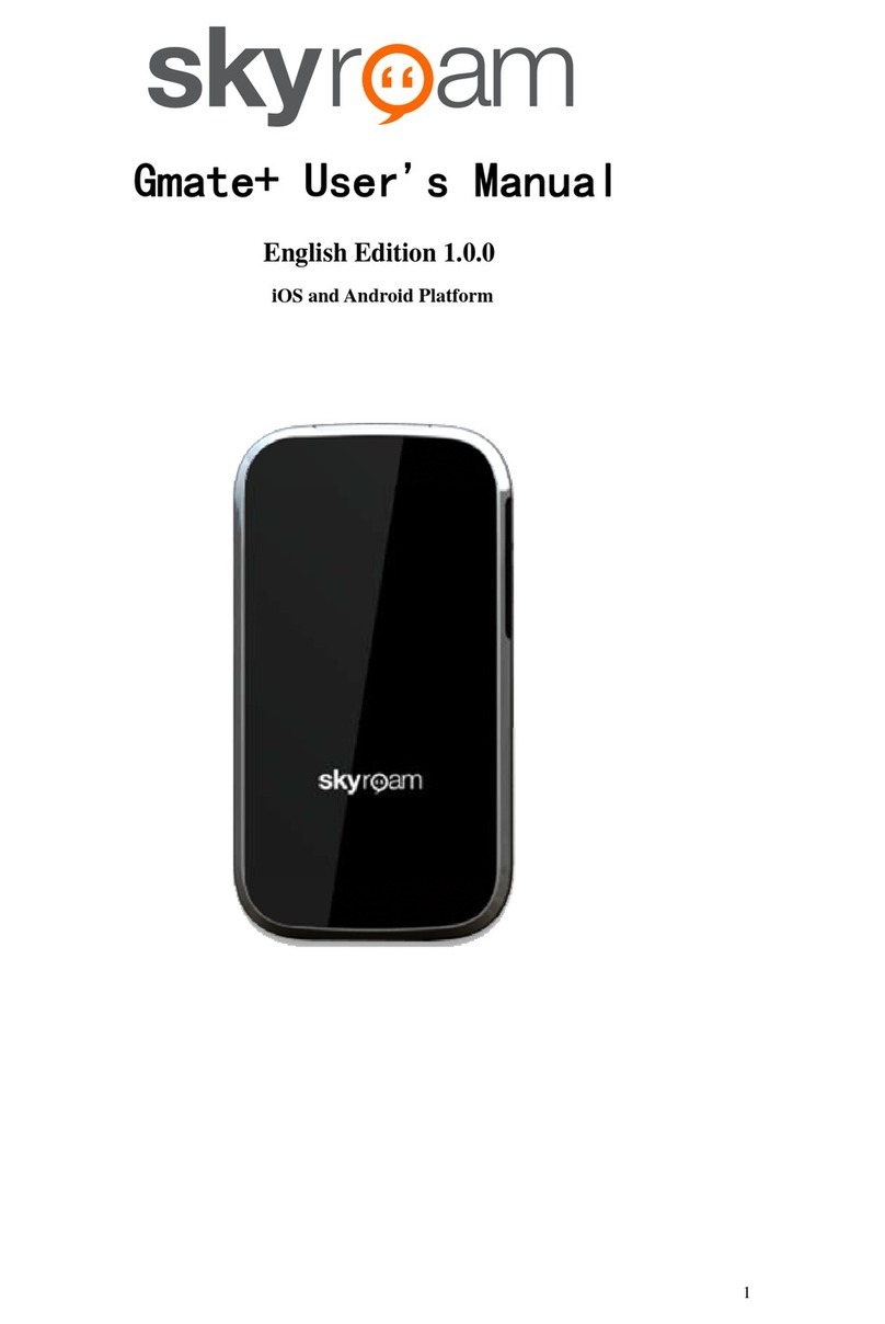 Skyroam Gmate Pluse Manuel utilisateur