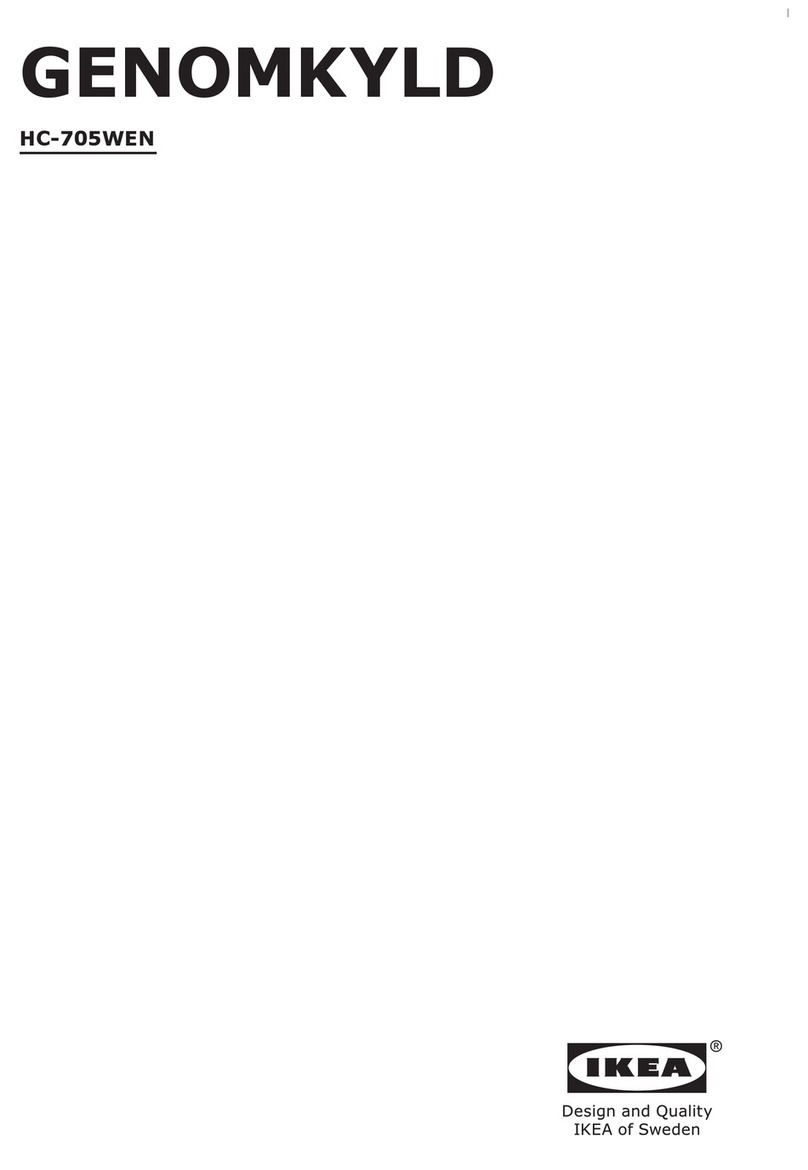 IKEA GENOMKYLD Manuel utilisateur