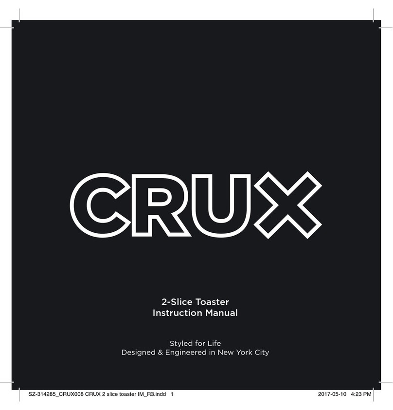Crux 31869 Manuel utilisateur