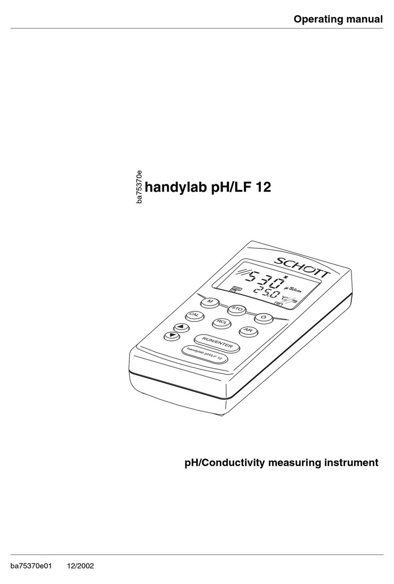 SI Analytics handylab pH LF 12 Manuel utilisateur