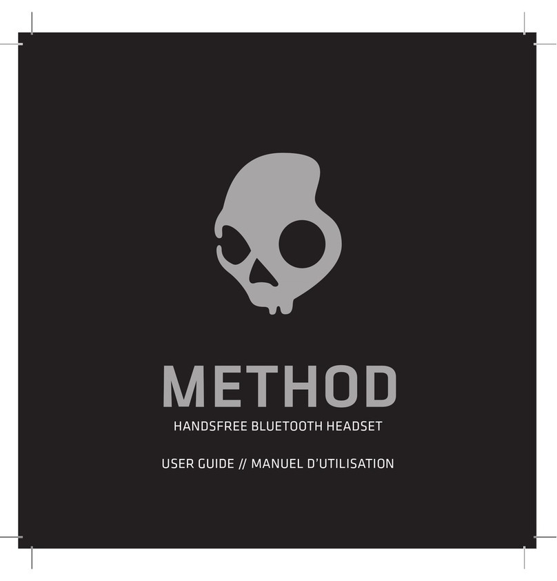 Skullcandy METHOD Manuel utilisateur