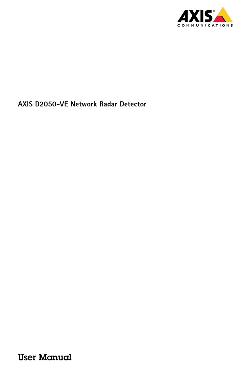 Axis D2050-VE Manuel utilisateur