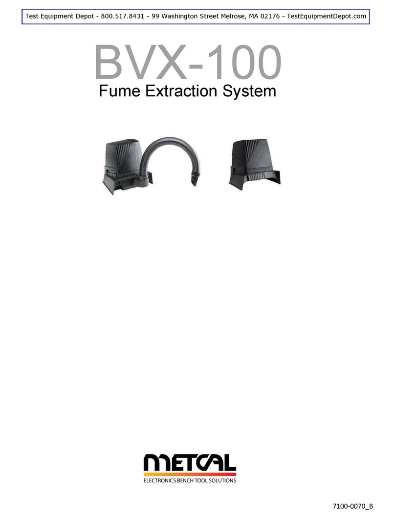 Metcal BVX-100 Manuel utilisateur