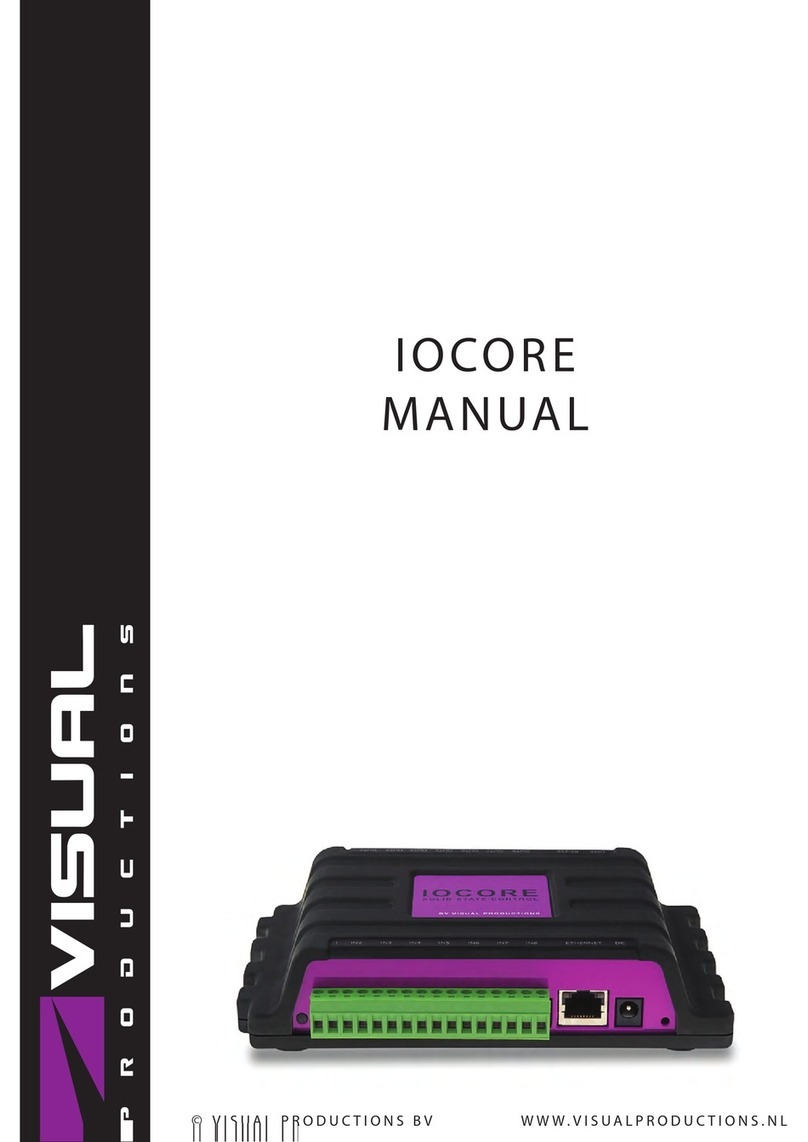 Visual Productions IOCORE Manuel utilisateur