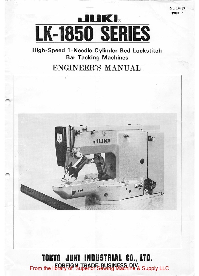 JUKI LK-1850 Series Guide de démarrage rapide