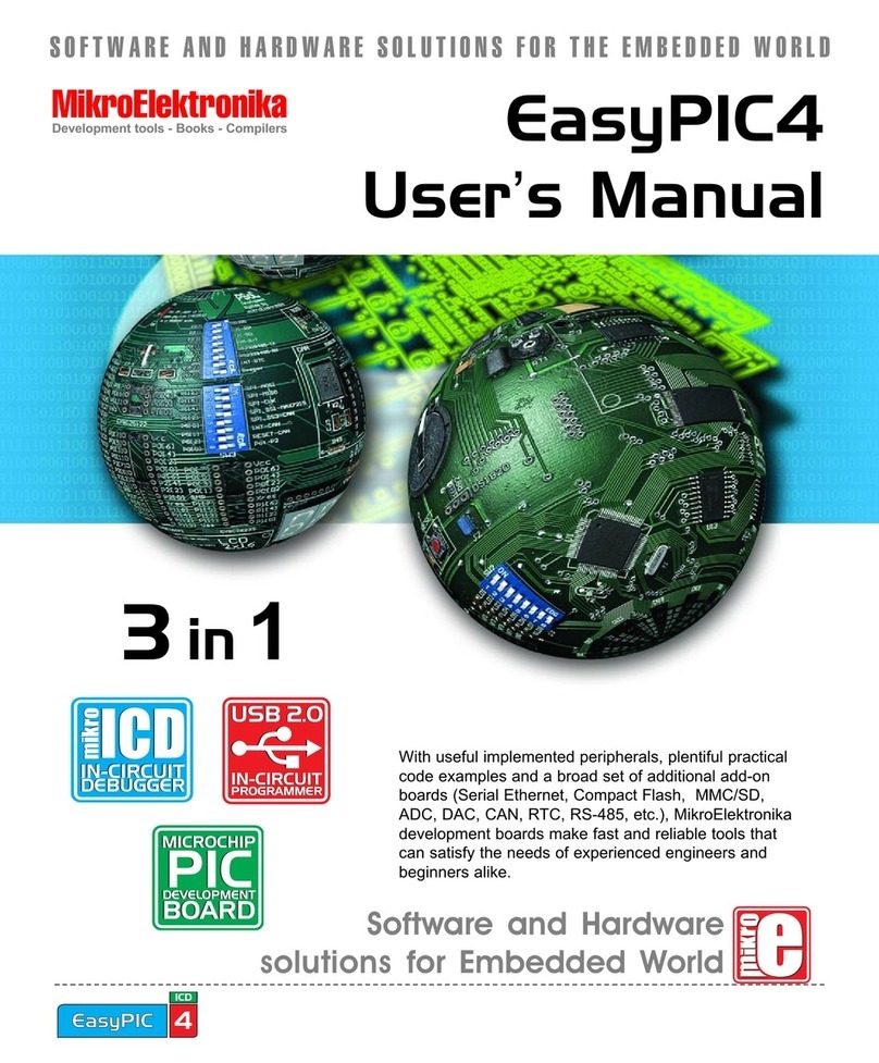 MicroElektronika EasyPIC4 Manuel utilisateur