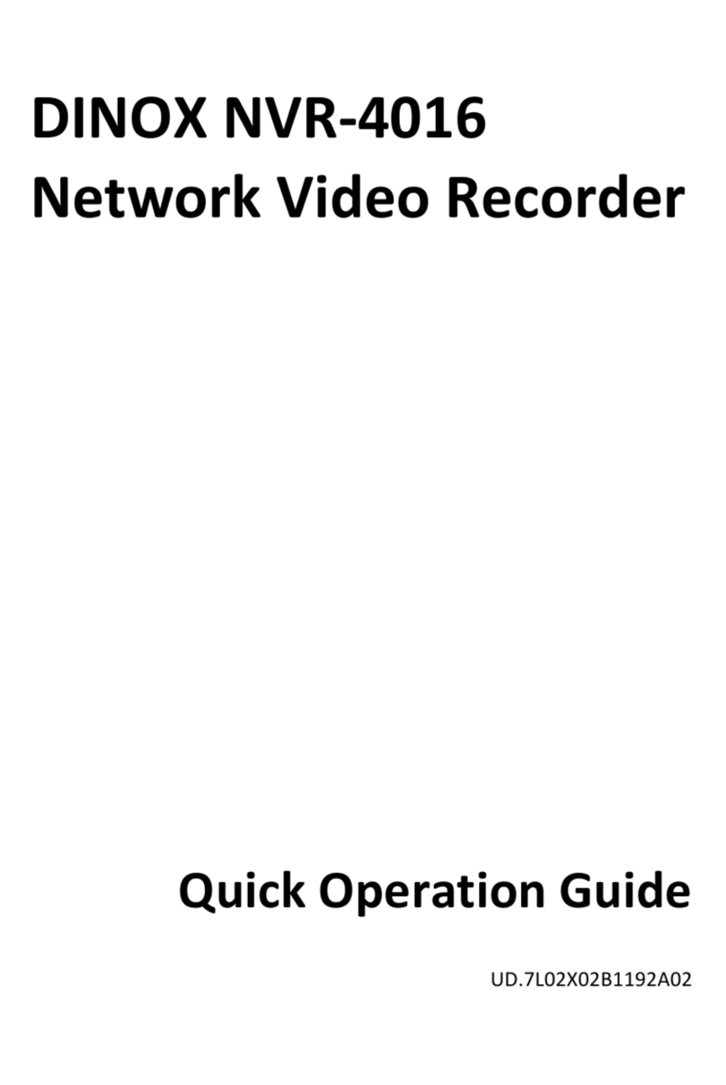 DINOX NVR-4016 Guide de l'utilisateur