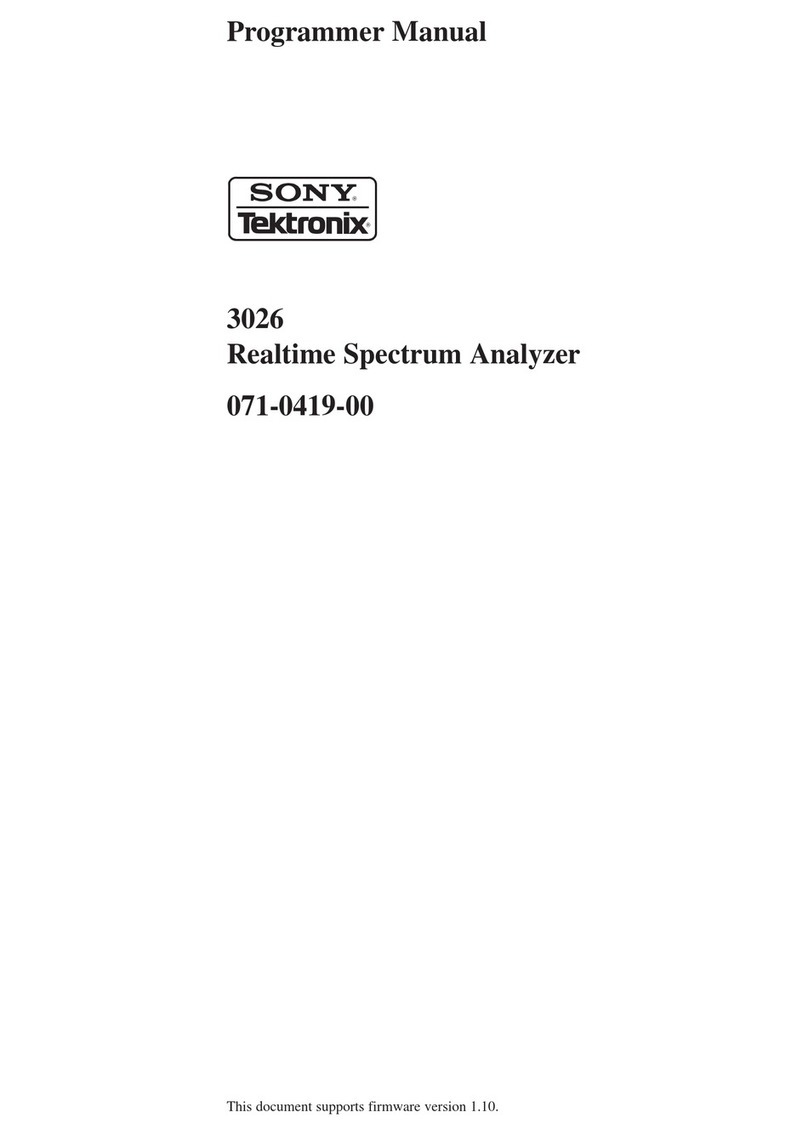 Sony 3026 Manuel d'utilisation et d'entretien