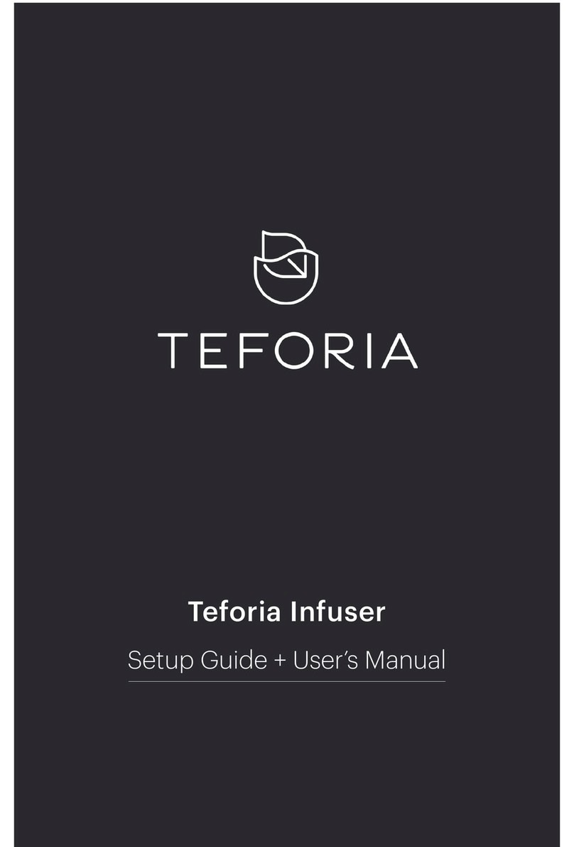 Teforia Infuser Guide de sécurité