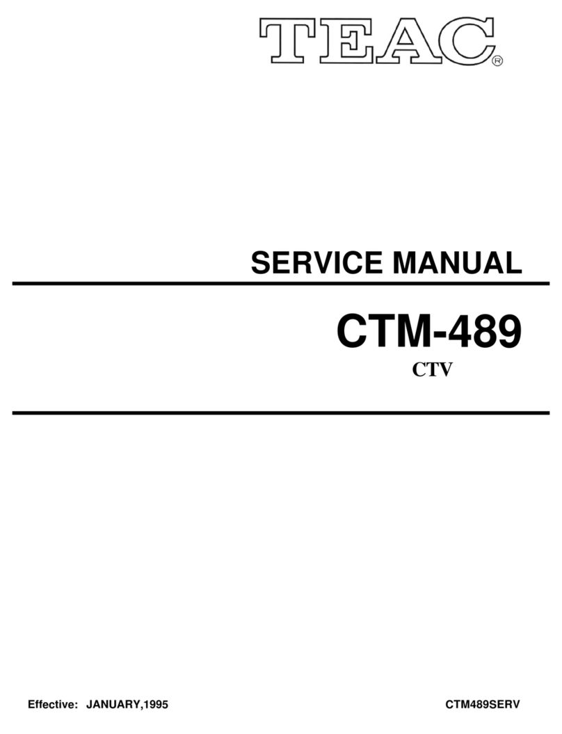 Teac CTM-489 Manuel utilisateur