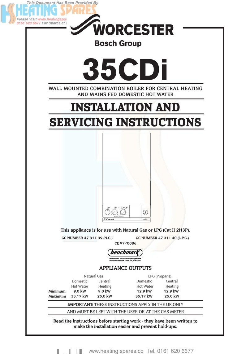 Worcester GREENSTAR 35CDi Classic System ErP 41-406-39 Guide de l'utilisateur