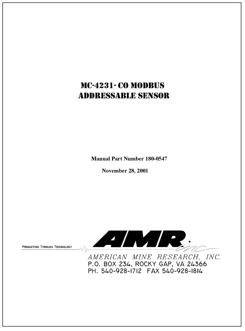 AMR MC-4231 Manuel utilisateur
