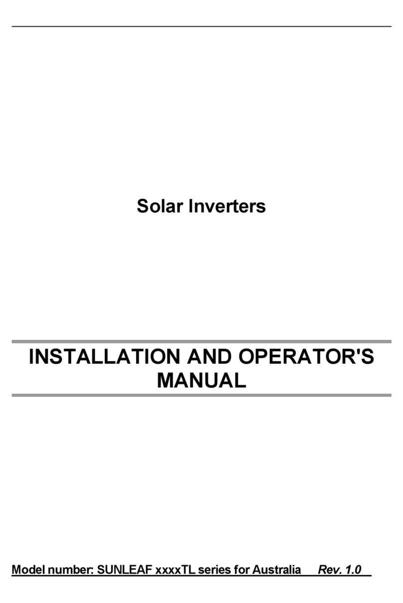 Sunleaf 3000TL Guide de configuration