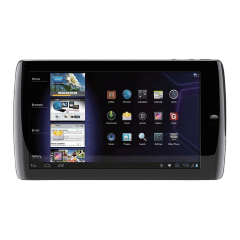 Coby Kyros MID7033 Manuel utilisateur