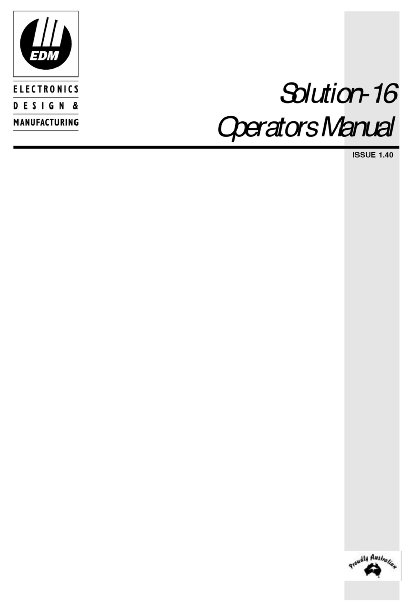 EDM Solution-16 Safecom Manuel utilisateur