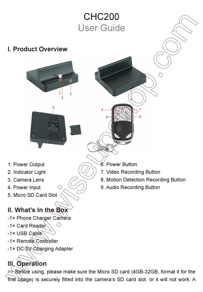 Wiseup CHC200 Manuel utilisateur