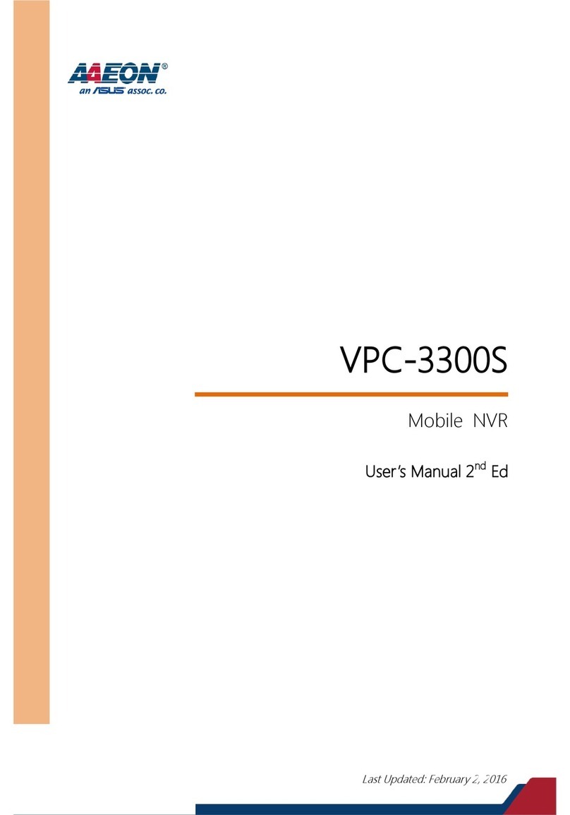 Aaeon VPC-3300S Manuel utilisateur Aaeon VPC-3300S Manuel utilisateur