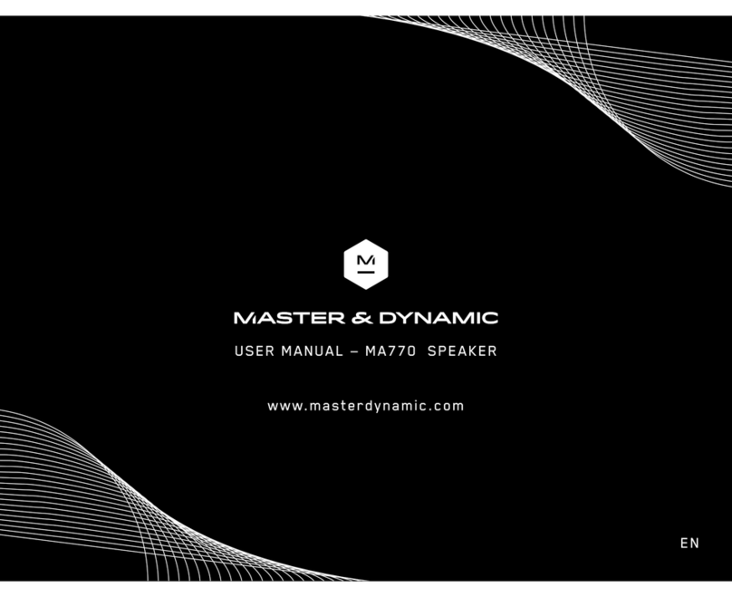 Master&Dynamic MA770 Manuel utilisateur