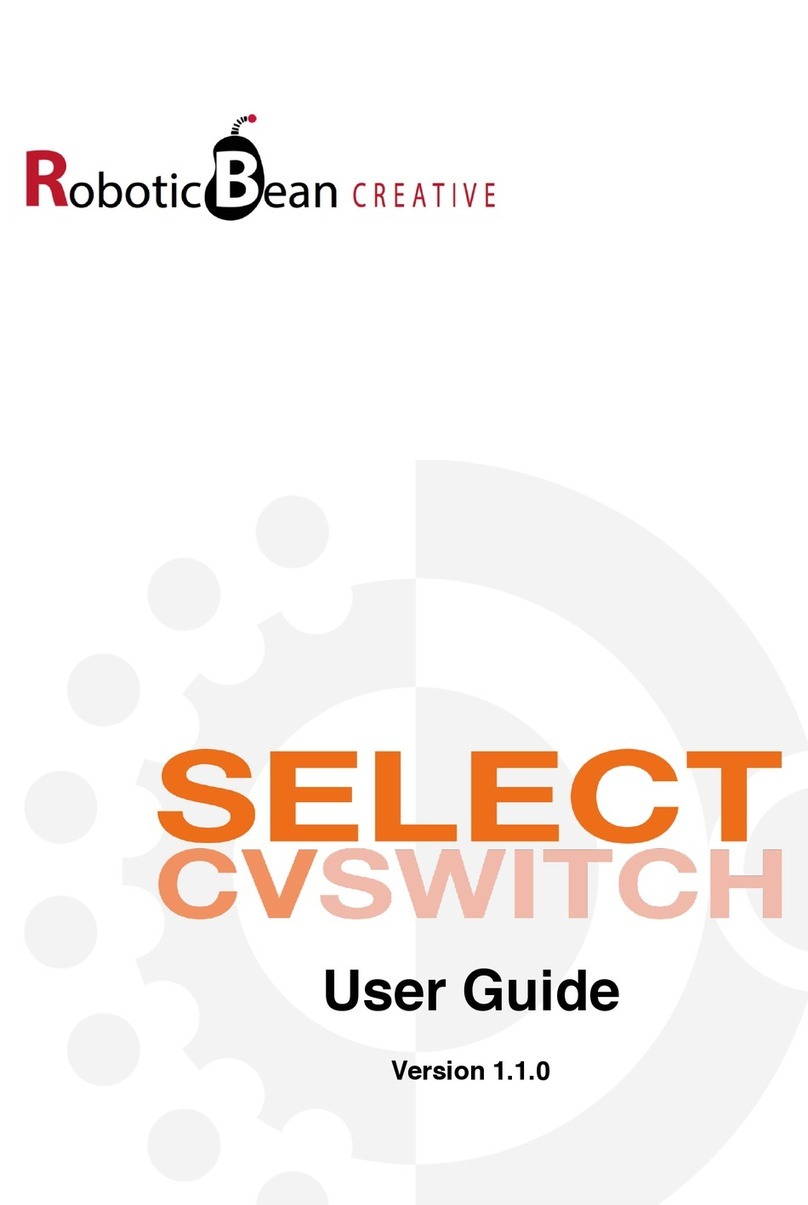Robotic Bean Creative Select CV Switch Manuel utilisateur