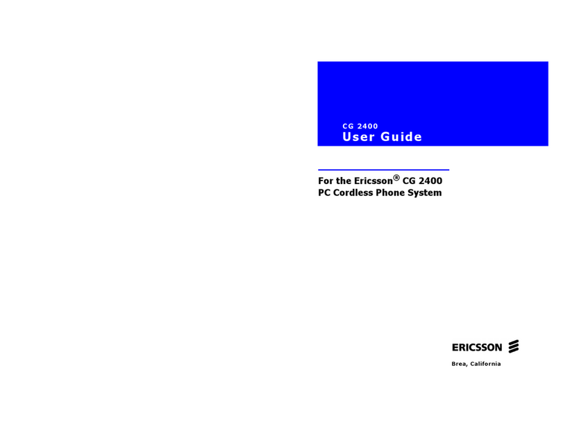 Ericsson CG 2400 Manuel utilisateur