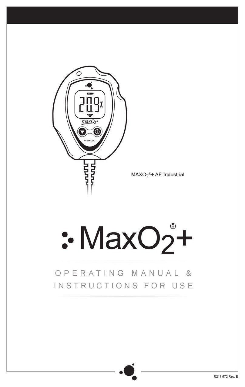 Maxtec MaxO2 Plus Manuel utilisateur